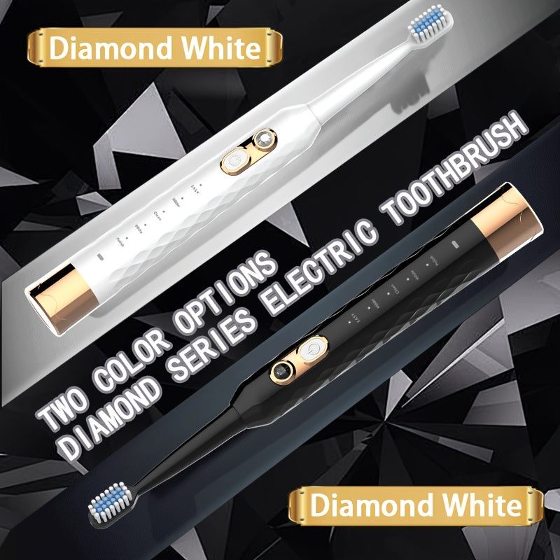 Conjuntos de cepillos de dientes eléctricos para parejas con 6 cabezales de cepillo, levitación magnética