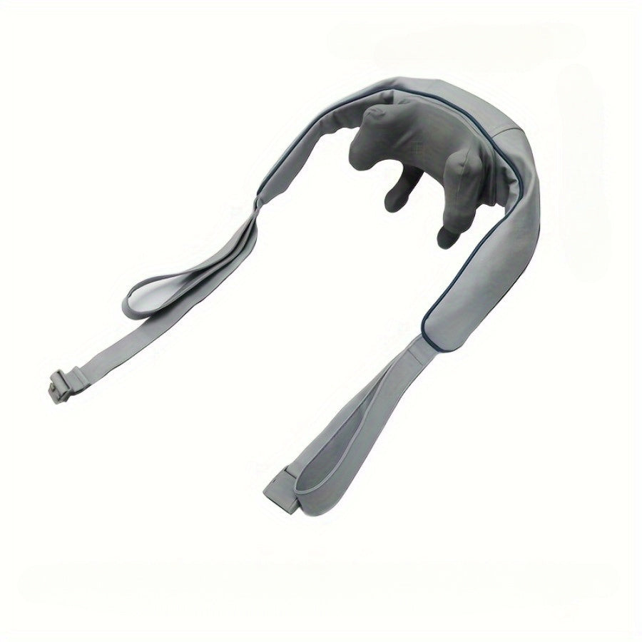 Almohadilla de masaje eléctrica para cuello, hombros, espalda y piernas, recargable por USB, portátil, unisex