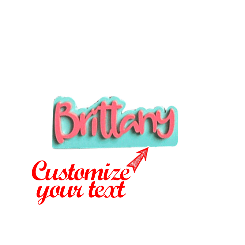 Personalized Magnetic Acrylic Name Badge for Nurses Teachers Midwives