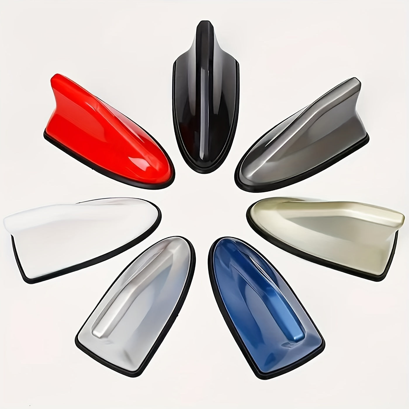 Universal Avtomobil Shark Fin Antenasi ABS Yuqori Qopqoq Radio Signali Kuchaytirgichi Avtomobil Qo'shimchasi