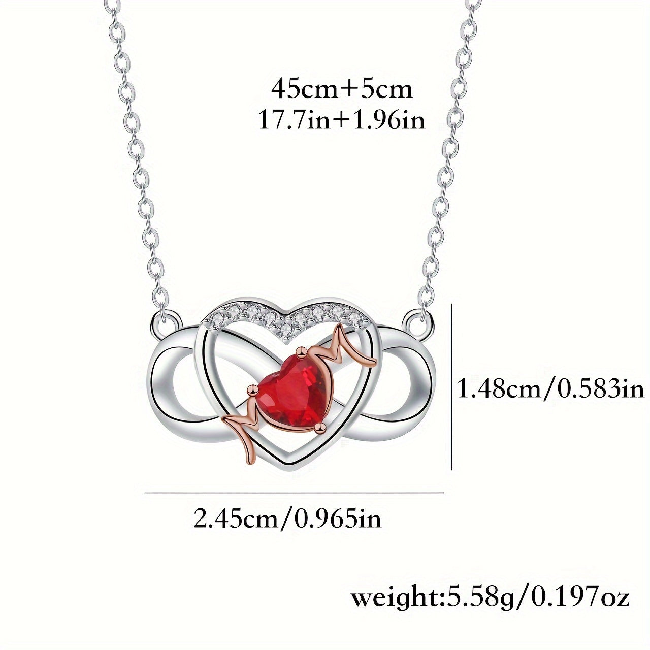 Red Rose Soap Gift Box with Love Letter Pendant Necklace for Women Jewelry