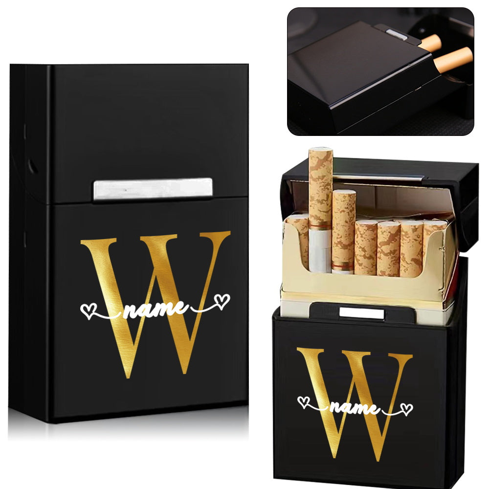 Personalized Metal Cigarette Case Water-Resistant Travel Organizer for Men