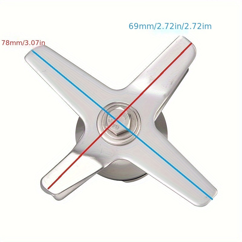 JTC TM-767, TM-800 va TM-788 blenderlariga mos keladigan Stainless Steel 6-Blade Replacement Ice Crushing Blade Assembly bilan blenderingizni yangilang. Ushbu oziq-ovqat sifatidagi blender pichog'i aksessuari smoothies va shakar tayyorlash uchun ideal.