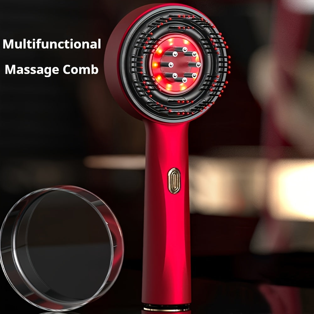 Electric Scalp Massage Comb with USB Charging and 3 Vibration Modes