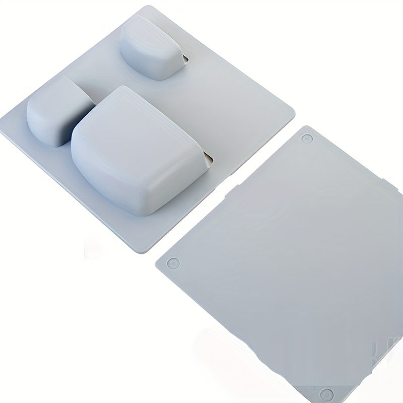 Vannaxona va oshxona uchun devor saqlash racki, yorqin kulrang, burg'ulashsiz, joyni tejovchi tashkilotchi kosmetika va aksessuarlar uchun