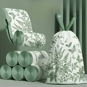 50 qalinlashtirilgan chiqindi paketlari avtomatik yopilish bilan, yuqori zichlikdagi polietilen, ko‘p maqsadli