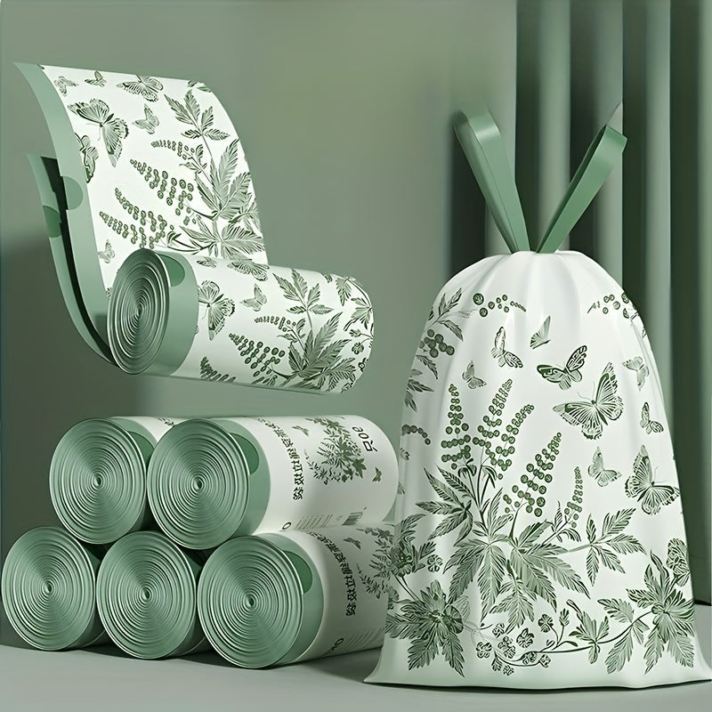 50 qalinlashtirilgan chiqindi paketlari avtomatik yopilish bilan, yuqori zichlikdagi polietilen, ko‘p maqsadli