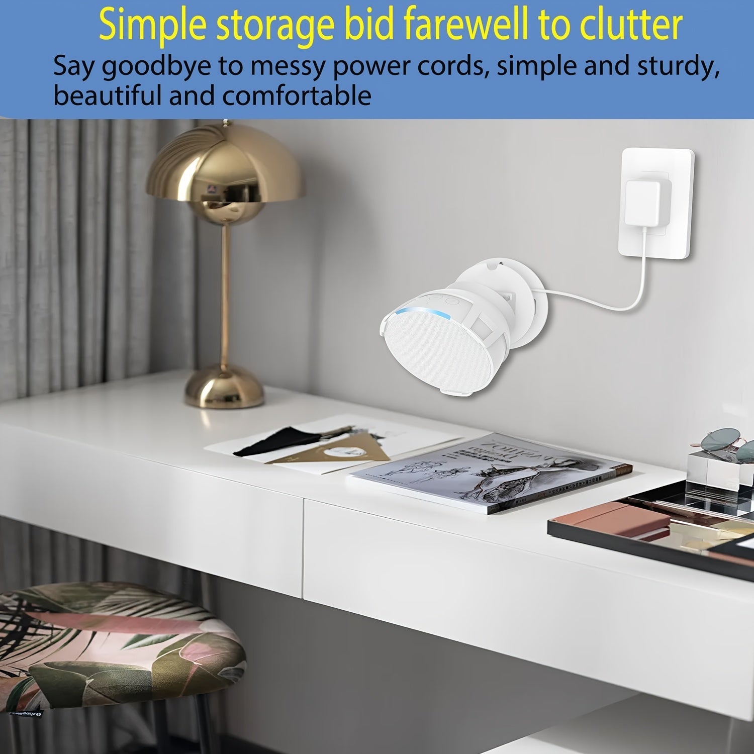 Speaker Wall Mount with Adjustable Angle for Smart Audio Devices