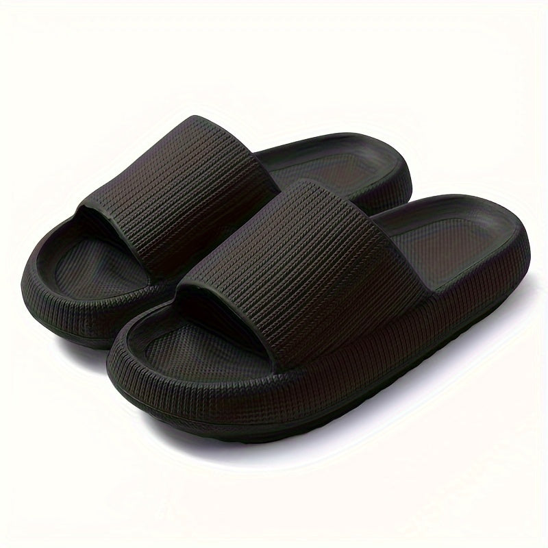 Женские летние тапочки с открытым носком, дышащие, с амортизацией, для дома и улицы