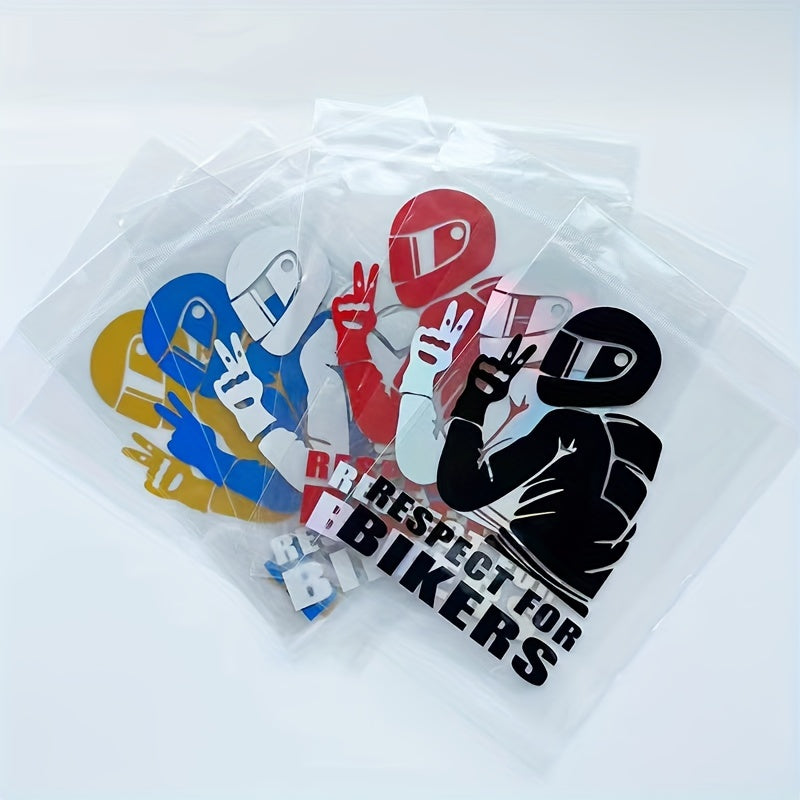 Отражающая наклейка на мотоцикл и автомобиль, декоративный декаль для байкеров
