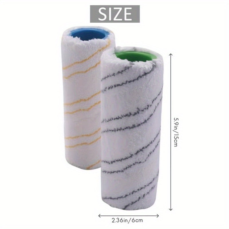Changyutgichlar uchun pol tozalash aksessuari, mato va plastik materialdan tayyorlangan, Karcher FC3/FC5 bilan mos keladi, polni artish uchun rolik cho'tkasi qo'shimchasi mavjud.