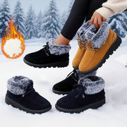 Women's Snow Boots Warm Fleece Durable Waterproof Winter Shoes