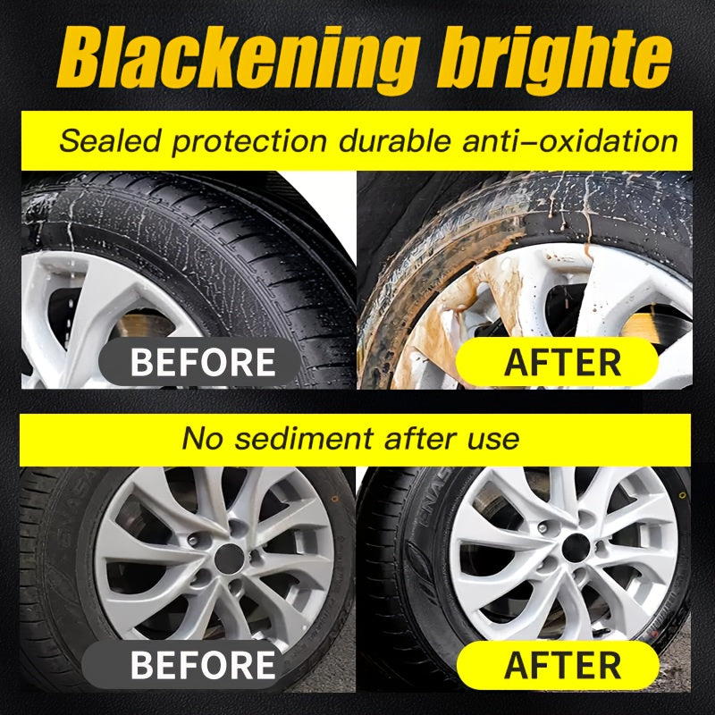 Restaurador de piezas de plástico para coche, interior negro, pulidor de molduras, brillo para neumáticos, cuidado del cuero