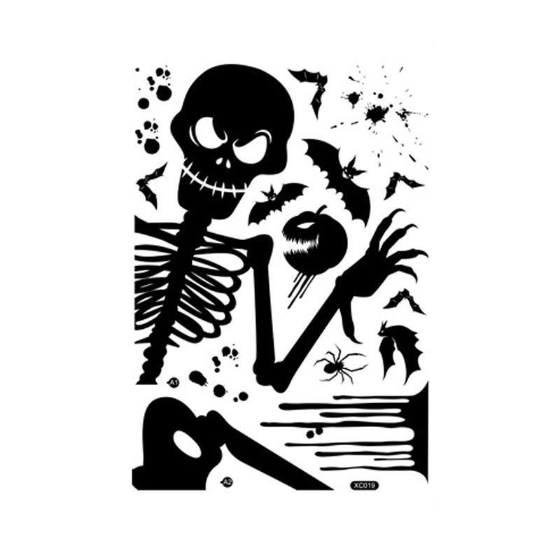 Halloween Monster Window Clings No Electricity Required Party Decor