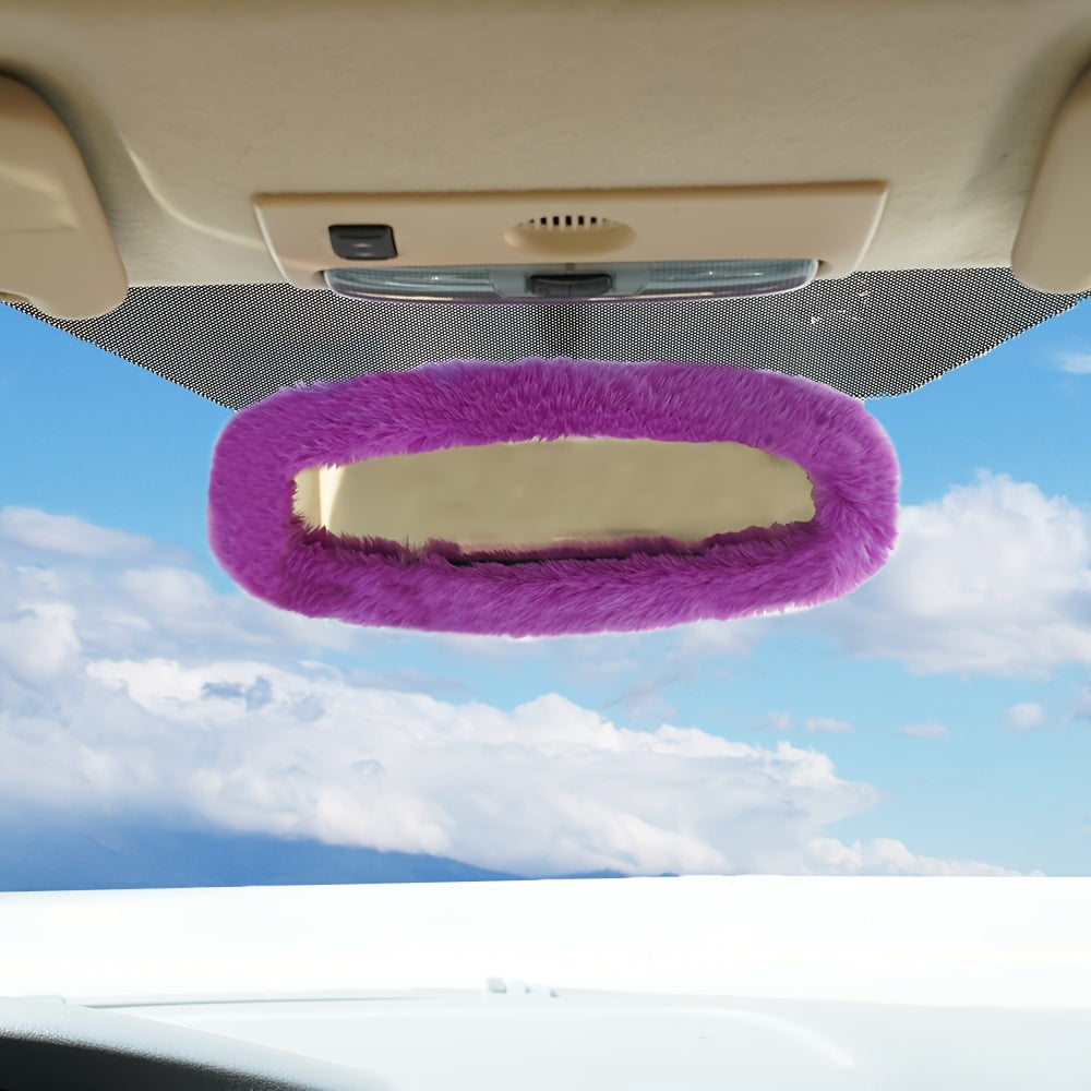 Uniseks yumuşoq va chiroyli o‘rindiqli avtomobil orqa ko‘zg‘a qopqog‘i