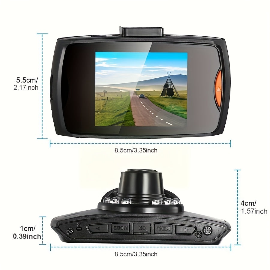 Car Dashcam 1080P Loop Recording Collision Detection High-Definition