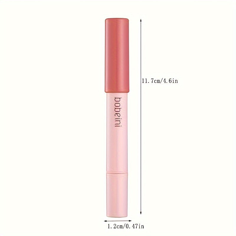 Barra de sombra de ojos con purpurina para mujer, a prueba de agua, fácil de usar, que ilumina en rosa nude