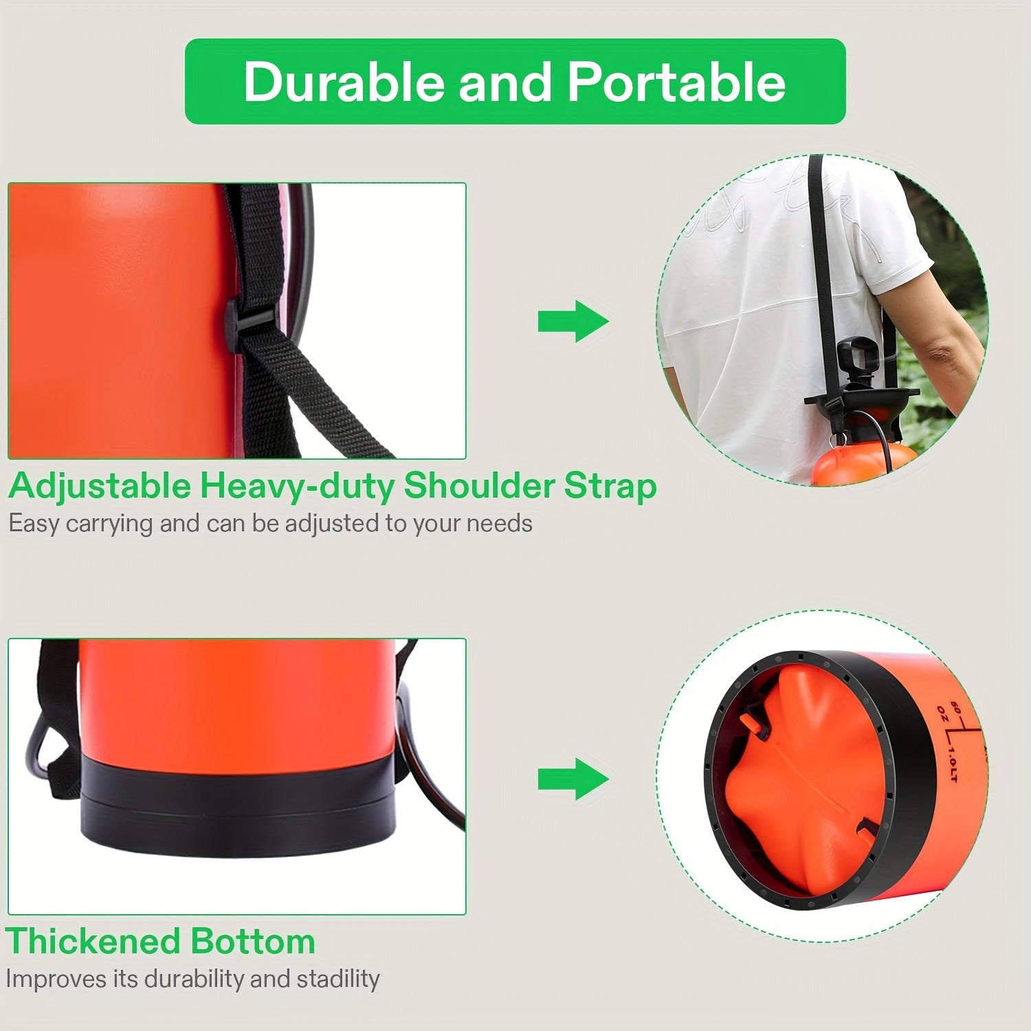 Садовый распылитель давления 0,8-2 галлона, рюкзачный насос для полива и очистки