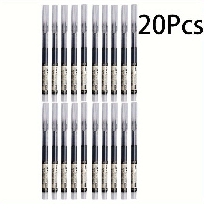 10 Pack Blue Gel Pens Extra Fine Tip Liquid and Gel Ink for School Office Stationery