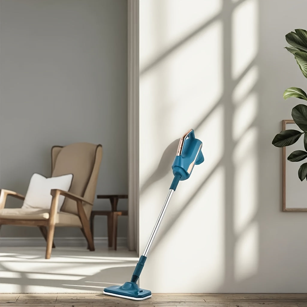 Steam mop — bu polni tozalash va boshqa sirtlarni tozalash uchun ko'p qirrali uy ro'zg'or steam tozalovchi bo'lib, ajraladigan qo'lda 6-in-1 aksessuarga ega.