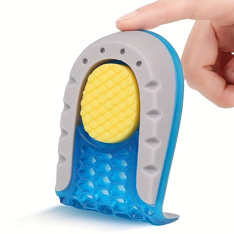 Unisex TPE Height-Increasing Insoles Silicone Half-Pads Comfortable Lightweight