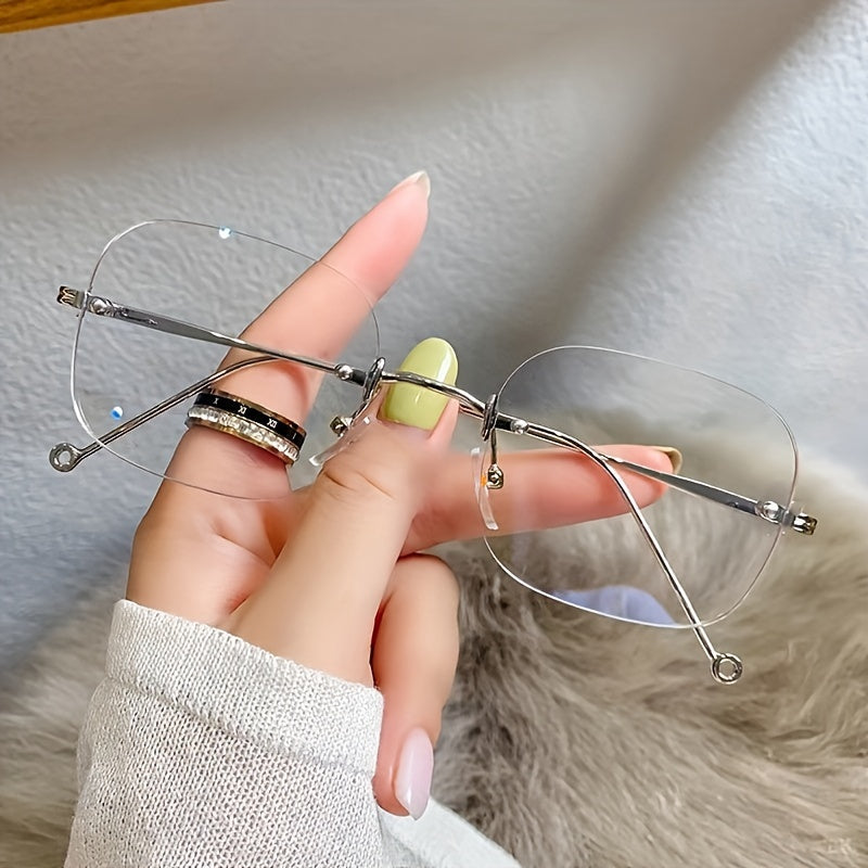 Бескаркасное ретро-плоское зеркало с защитой от ультрафиолета, синего света, прозрачный обзор