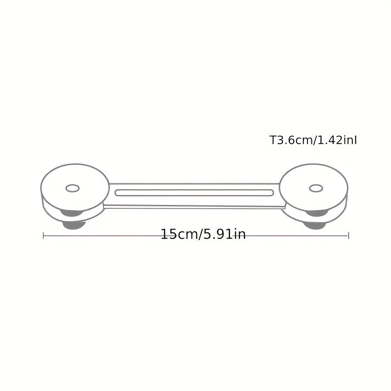 5 dona oq polietilen shkaflar va muzlatgichlar uchun xavfsizlik kamarlarini qulflash uchun