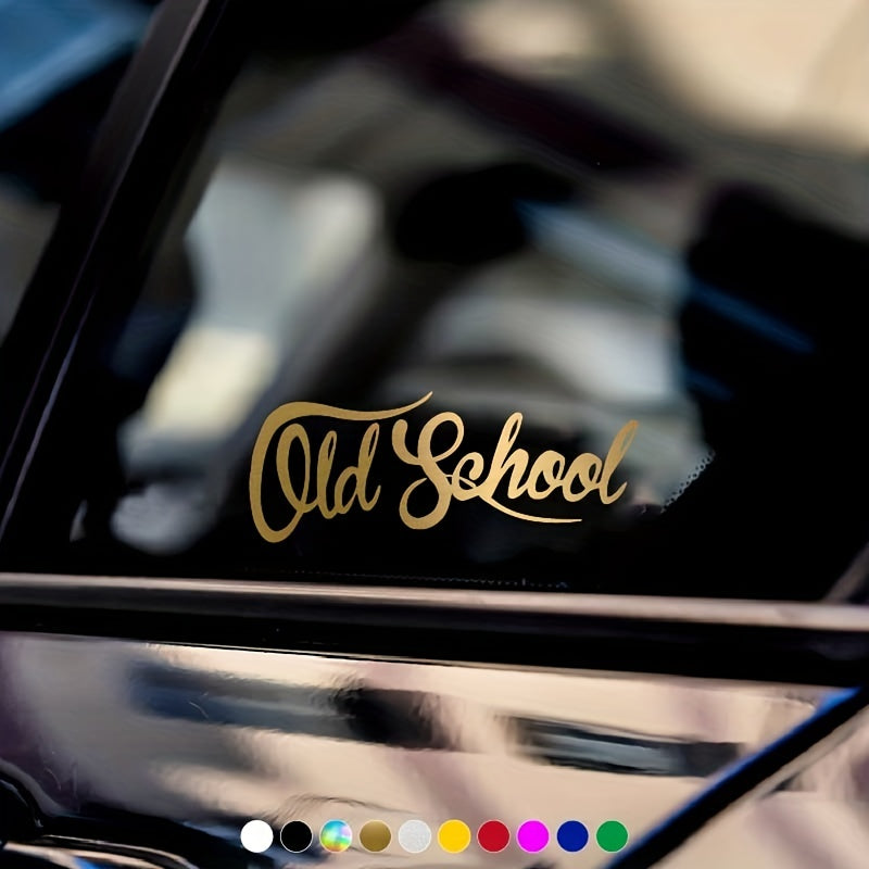 Suv o'tkazmaydigan avtomobil bumpersi stiker decal eski maktab motosikl avtomobil yuk mashinasi noutbuk san'ati