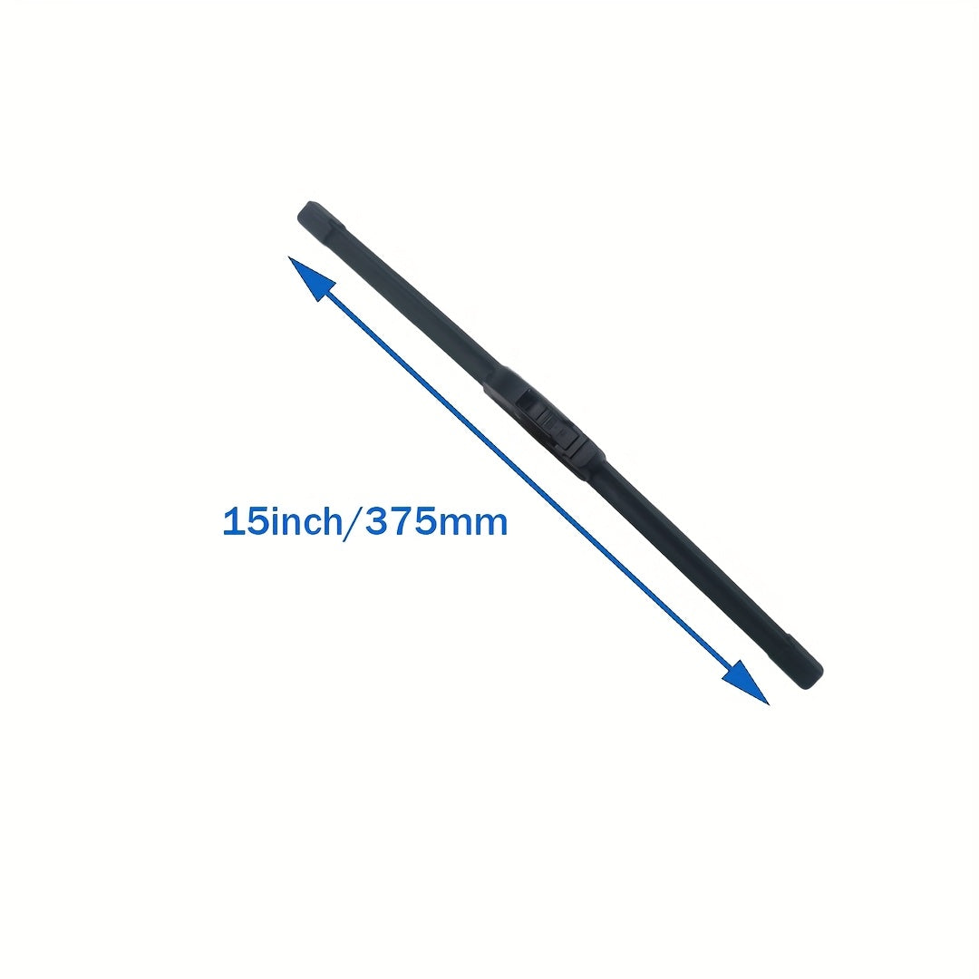 Universal Windshield Wipers with U/J Hooks Durable All-Season Rubber Blades