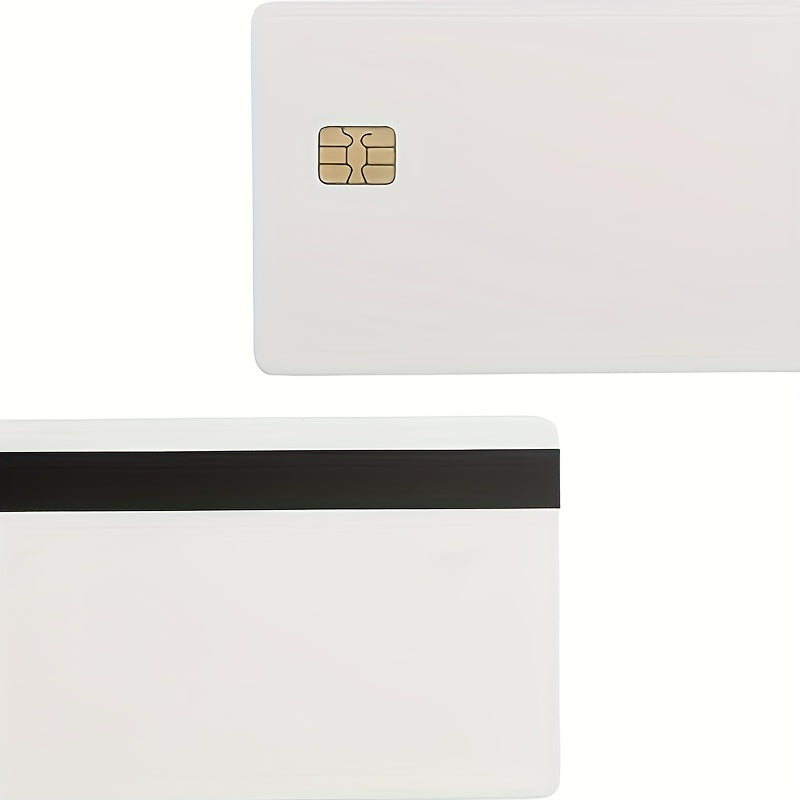 10pcs Blank PVC Smart Card with SLE4442 Chip and Magnetic Stripe