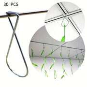 30 piezas de clips para ganchos de techo para colgar decoraciones en techos en T-Bar en oficina, aula, hogar y bodas
