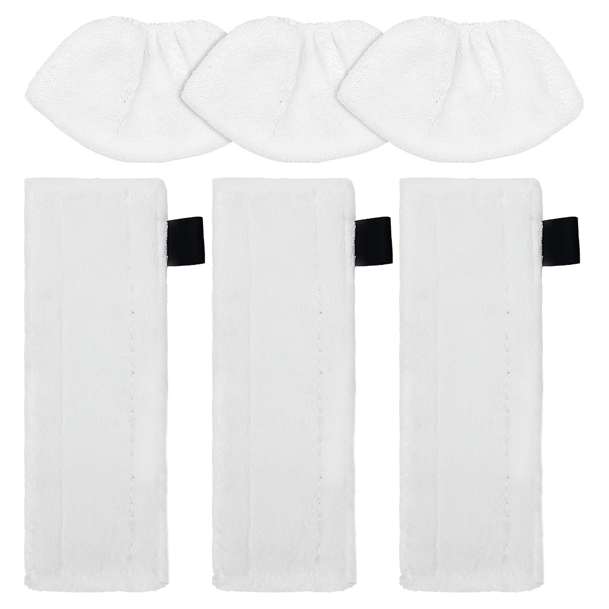 Replacement Mop Pads for Steam Cleaners 2/6/10 Pack, Easy to Clean, High Absorption