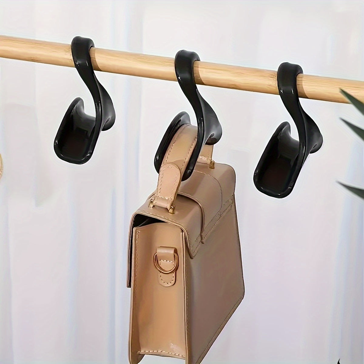 Pack of 10 Sturdy Purse Hooks Handbag Hangers Closet Organizers for Totes Backpacks