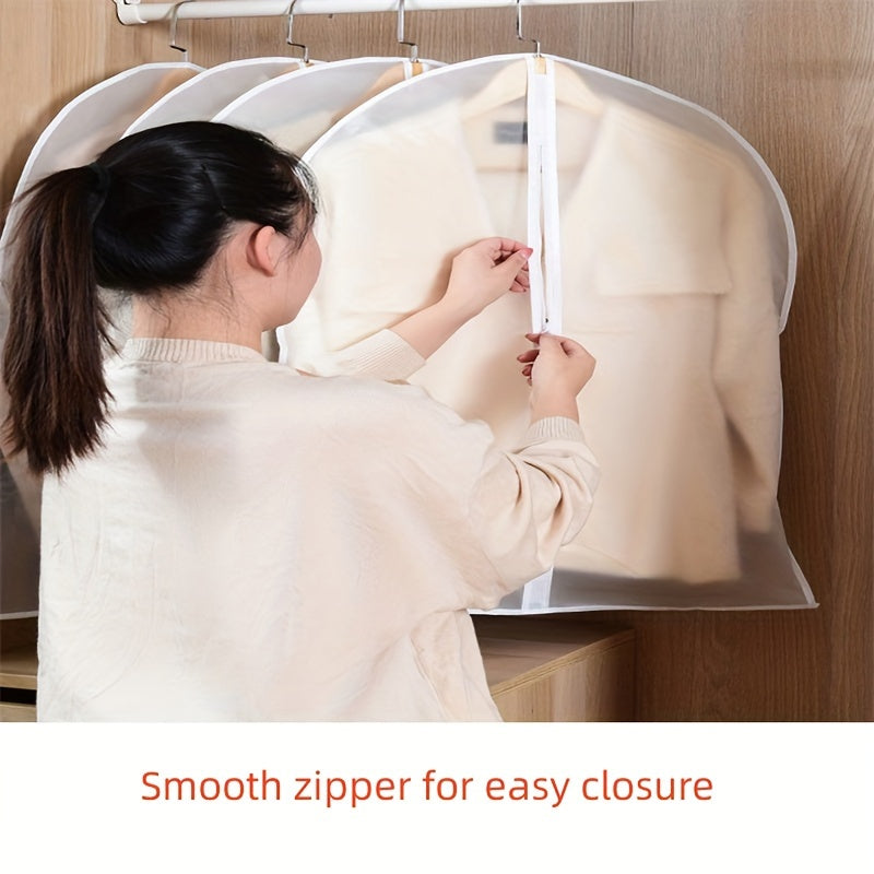 Juego de 5 fundas transparentes protectoras contra polvo para armario y dormitorio