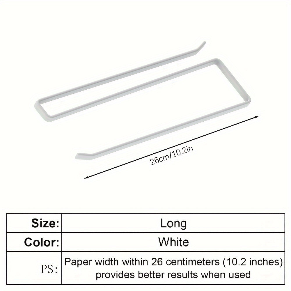 Iron Wall Mount Kitchen Paper Towel Holder with Long and Short Options