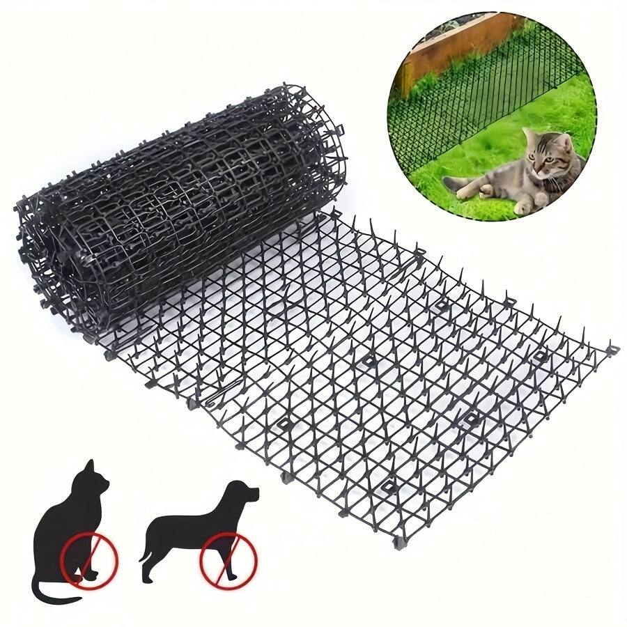 200cm x 30cm Cat Deterrent Pad Anti-Cat Thorn Repellent for Gardens and Balconies