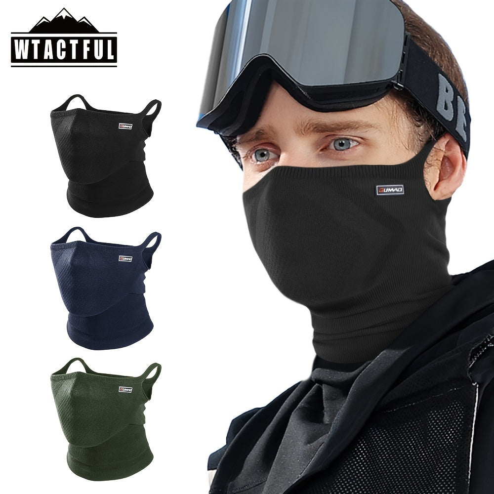 Knitted Face Mask Windproof Breathable for Cycling Running Skiing Men Women
