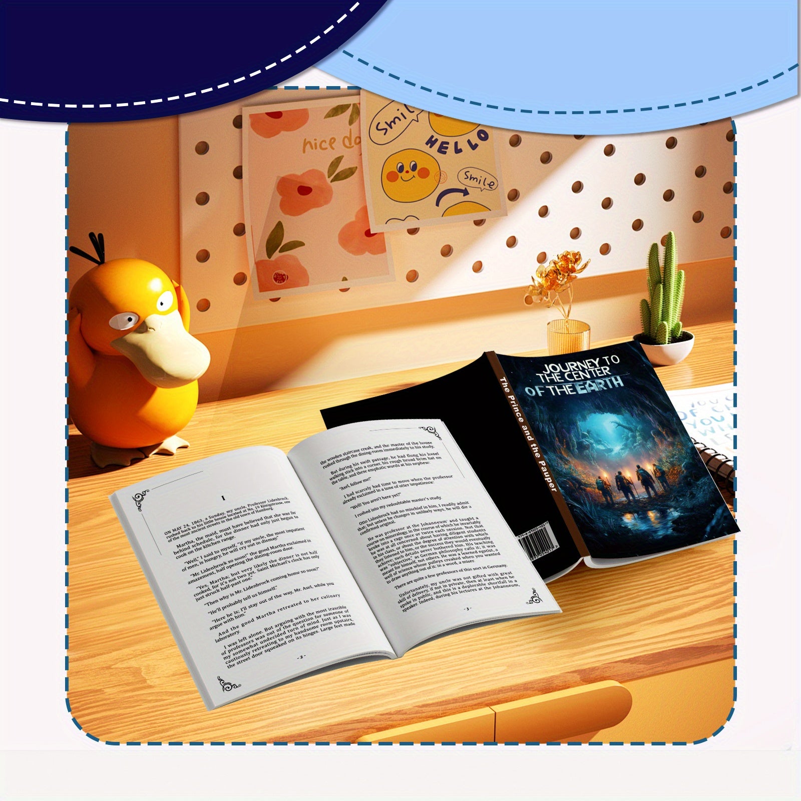 Journey to the Center of the Earth Book by Jules Verne English Edition Science Fiction Adventure Classic