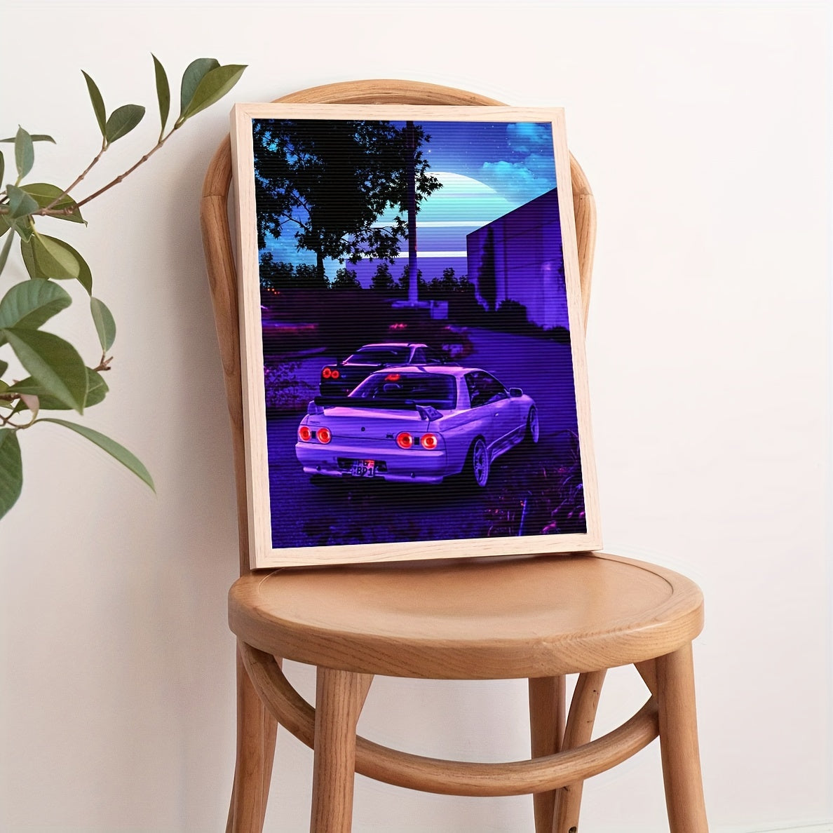 Yapon vintage avtomobil san'ati plakat, kanvas devor bezak, avtomobil ixlosmandlari uchun mukammal sovg'a, yotoqxonalarga, yashash xonalariga, ofislarga va yotoqlarga mos keladi.