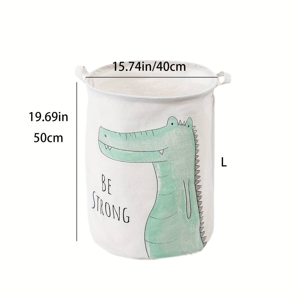 Ko'p funksiyali multfilm bosma saqlash savati tutqichlar bilan - turli xil narsalar uchun ajoyib; turli xonalar uchun mos - oq rang.