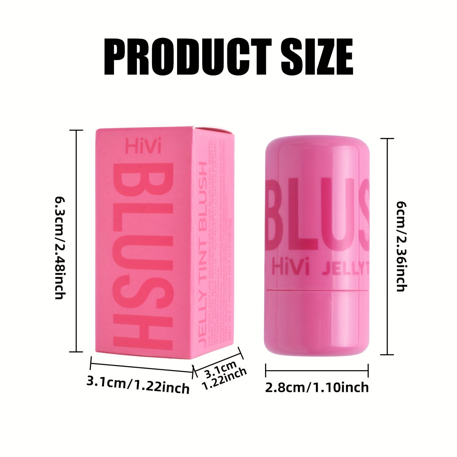 Женский водонепроницаемый Jelly Blush Stick двойного назначения для губ и щёк 5г