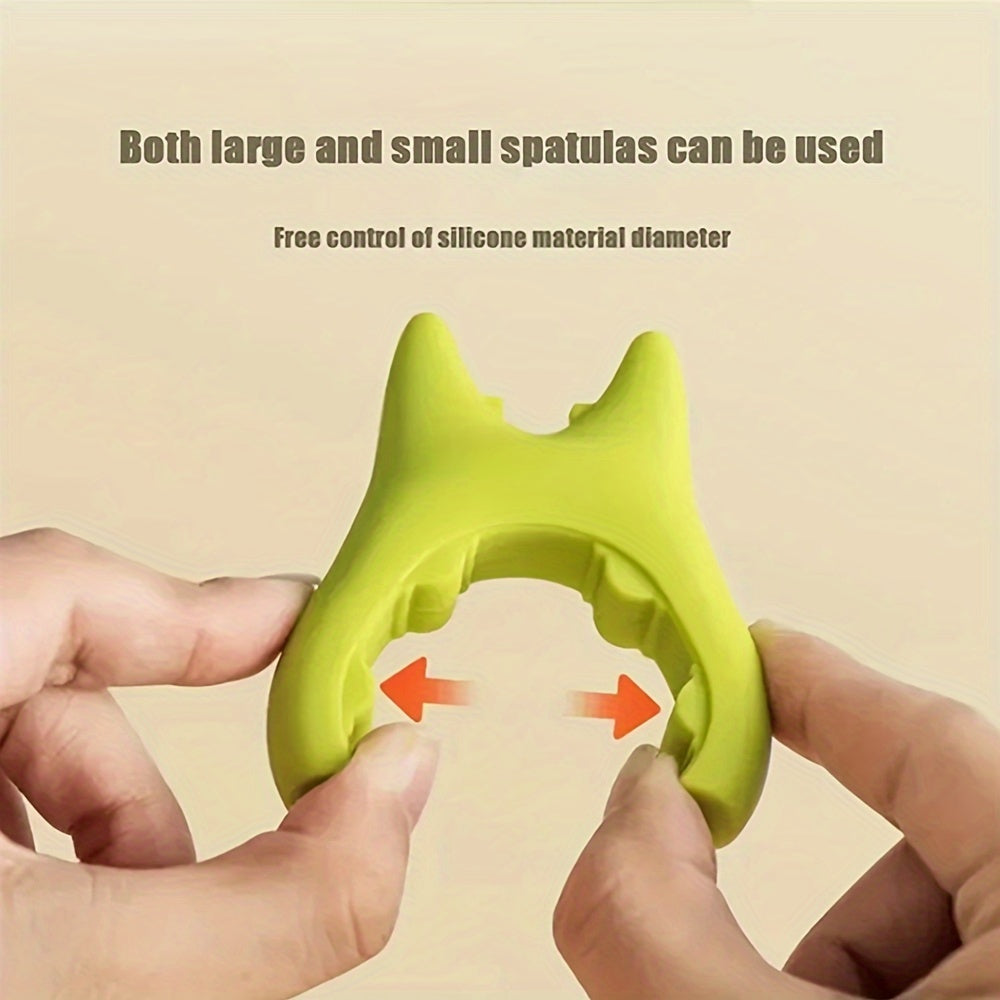 Kitchen Spatula Rack Organizer for 2 4 6 8 10 Pieces, Prevents Spills