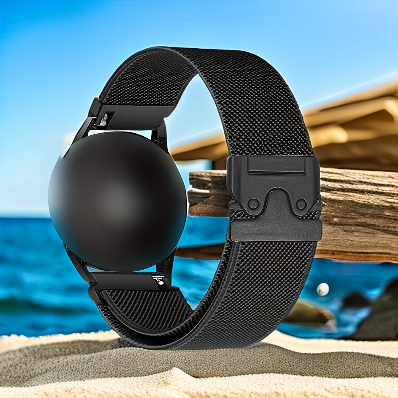 Elastic Nylon Watch Strap Adjustable Polyamide Band for Smartwatches 18mm 20mm 22mm