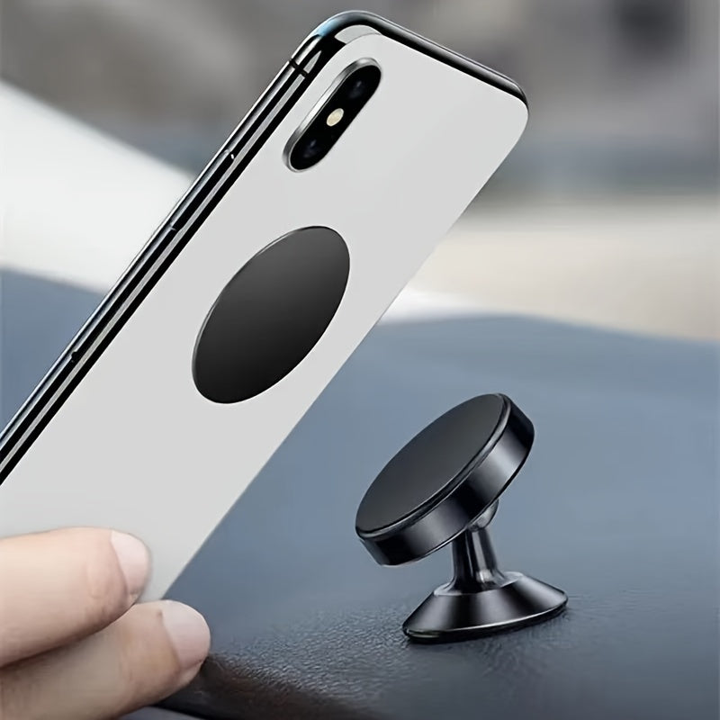 360° Rotation Car Phone Holder with Magnetic Suction Aluminum Alloy Waterproof