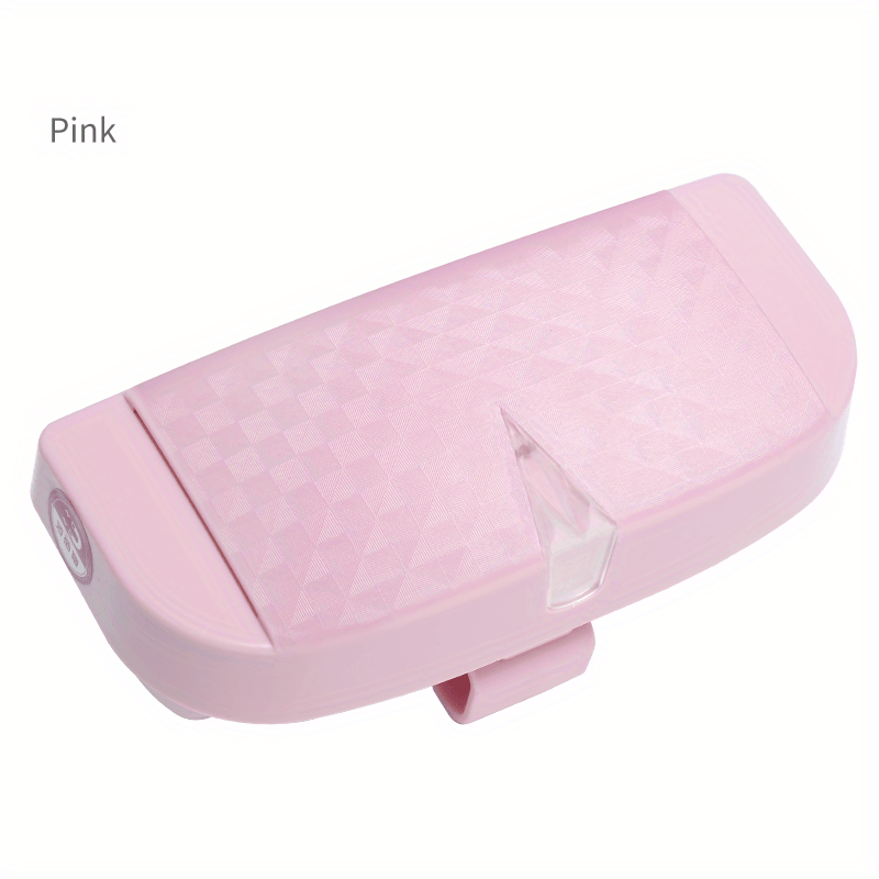 Универсальный магнитный держатель для очков на солнцезащитном козырьке автомобиля, клипса для хранения, черный