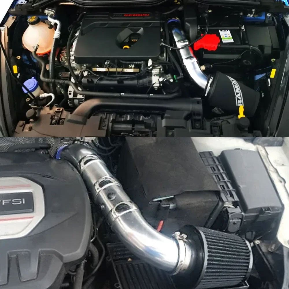 Universal alyuminiy qotishmasi sovuq havo olish quvuri to'plami 3 dyuym 76mm turbo uchun