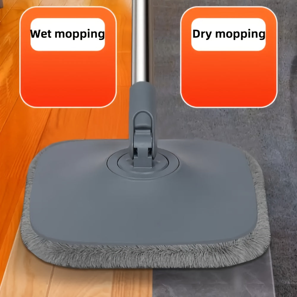 O'z-o'zini tozalash tizimi bilan flat mop va kova to'plami oshxona, hammom, yashash xonasi uchun