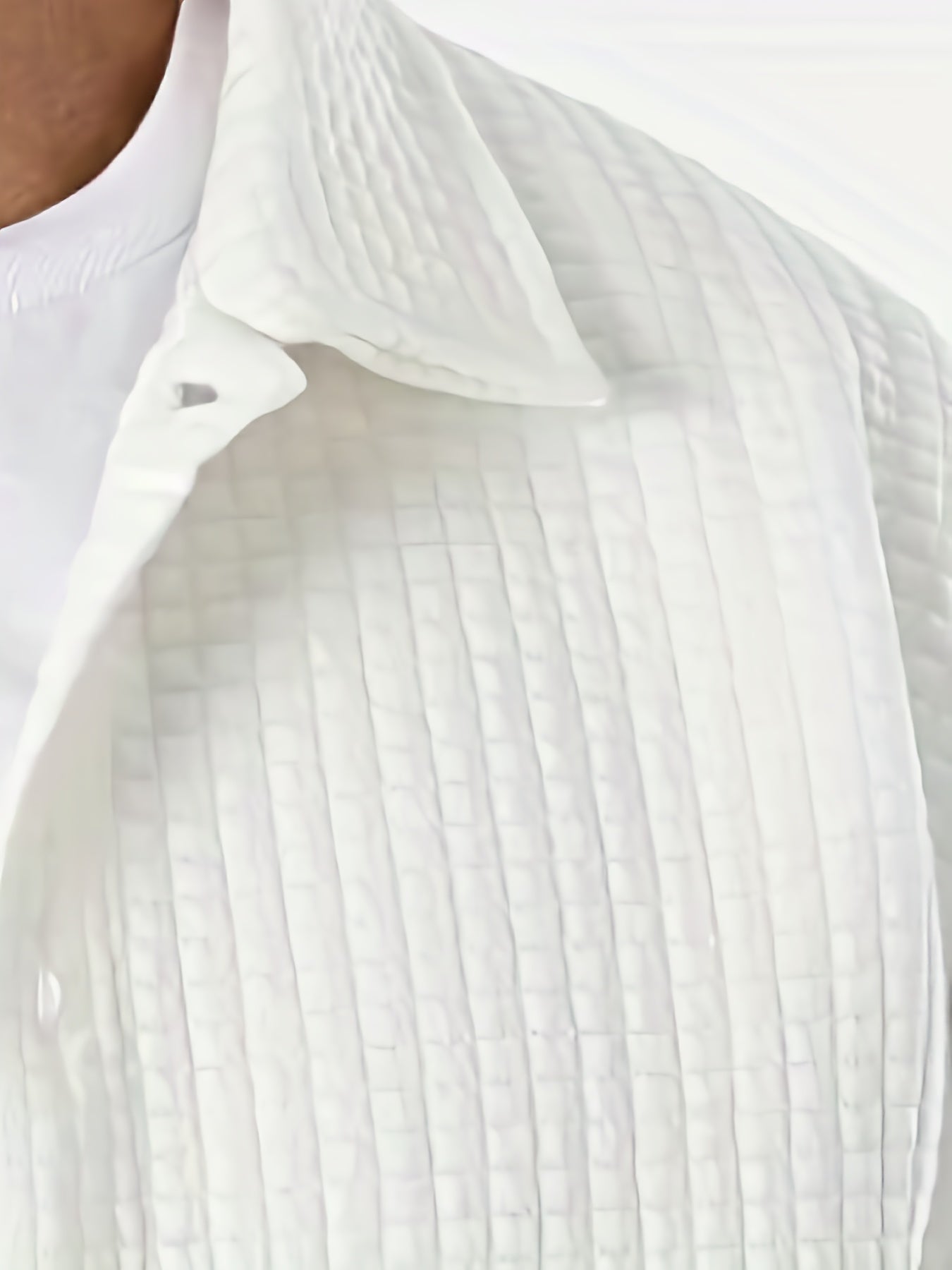 Men's Casual Long Sleeve Shirt and Pants Set Solid Color Fall Winter Polyester Blend