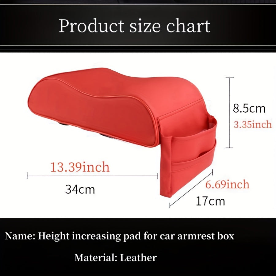 Universal Car Armrest Box Pad Cover with Storage Boost and Protection