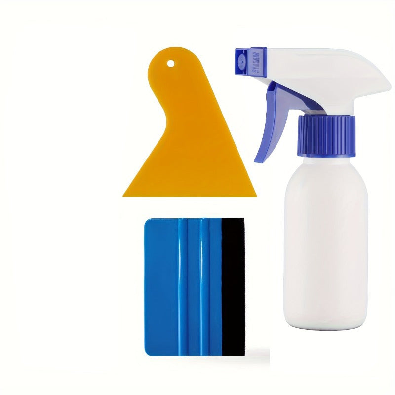 Window tinting tool kit with PP Material Vinyl Wrap Squeegee Set